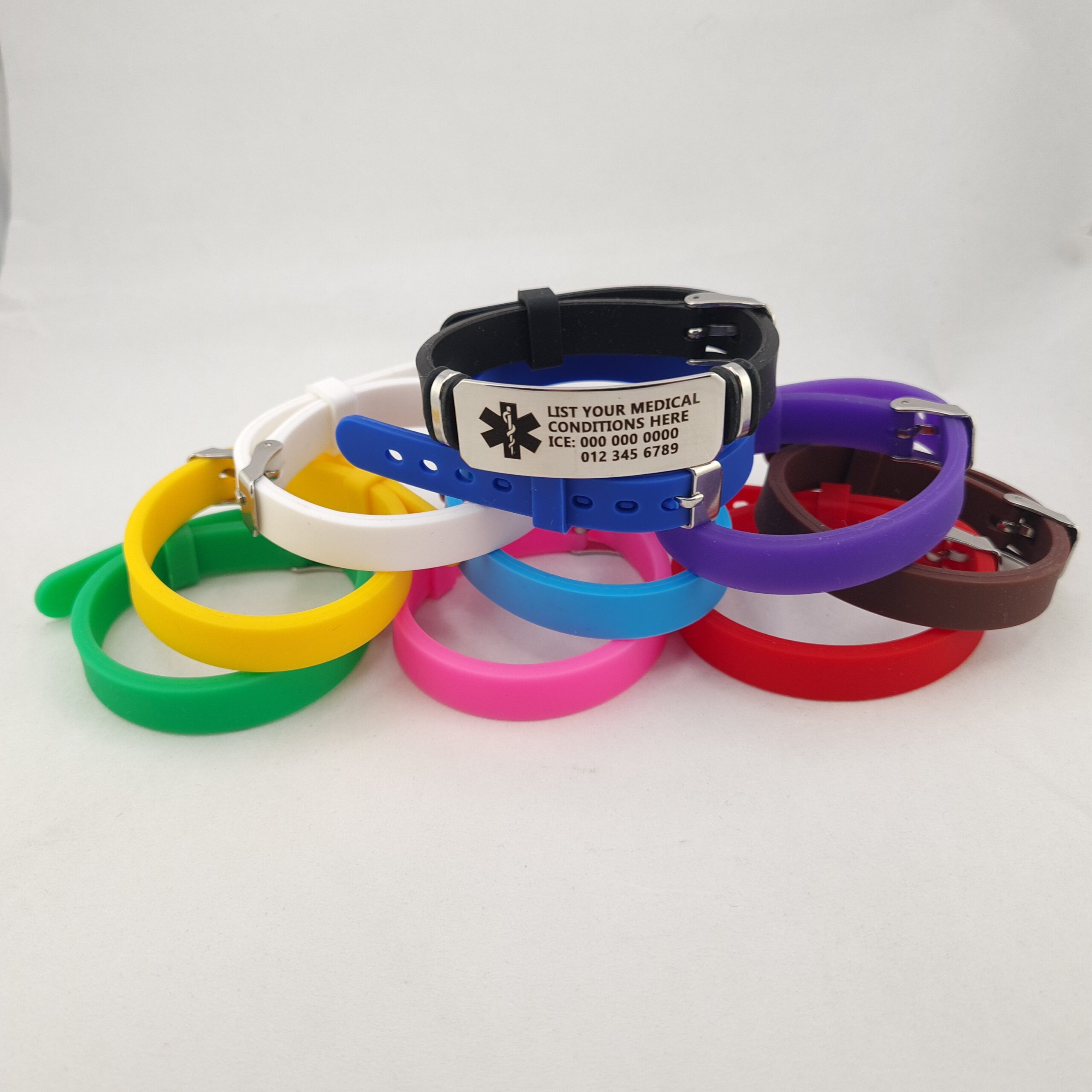 Custom Standard Silicone Medical Bracelet