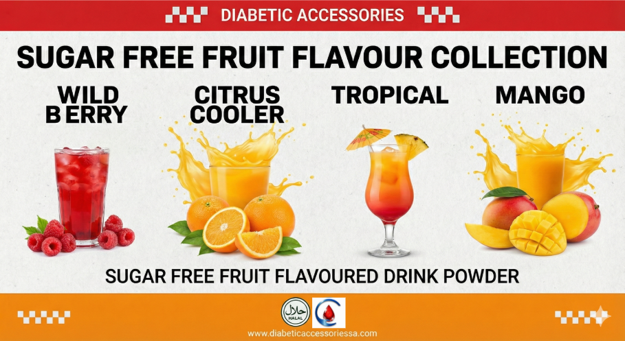 Sugar Free Fruit Flavoured Drink Powder (100g resealable Ziplock package)