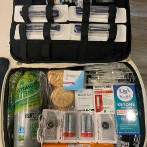 Insulated Insulin Bag - Extra Large Storage for Travelling including an Ice Brick