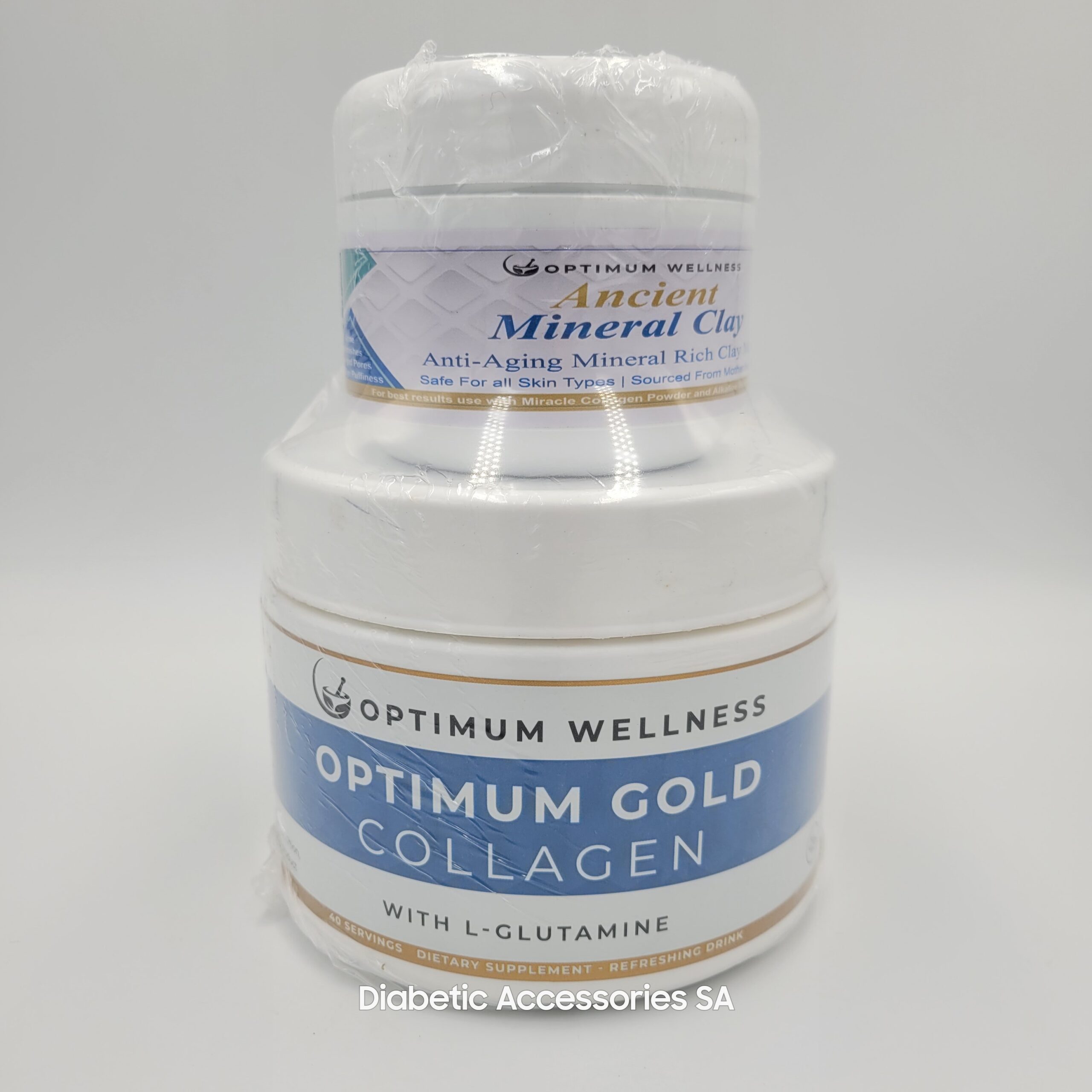 Optimum Gold with L-Glutamine 2000mg with a Free Ancient Mineral Clay Facial Mask
