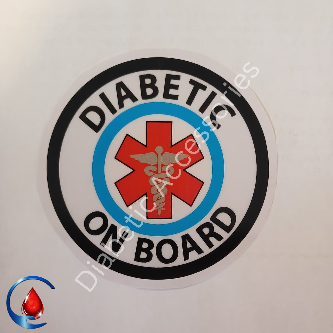 Diabetic On Board Stickers (Inside & Outside Application) - Image 3