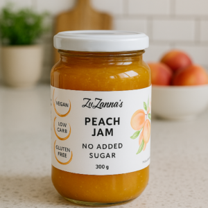 Peach Jam - No Added Sugar - Vegan - Low Carb - Gluten Free