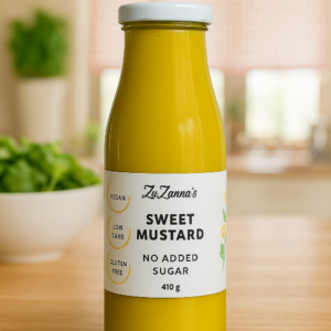 Sweet Mustard Sauce - No Added Sugar - Vegan - Low Carb - Gluten Free