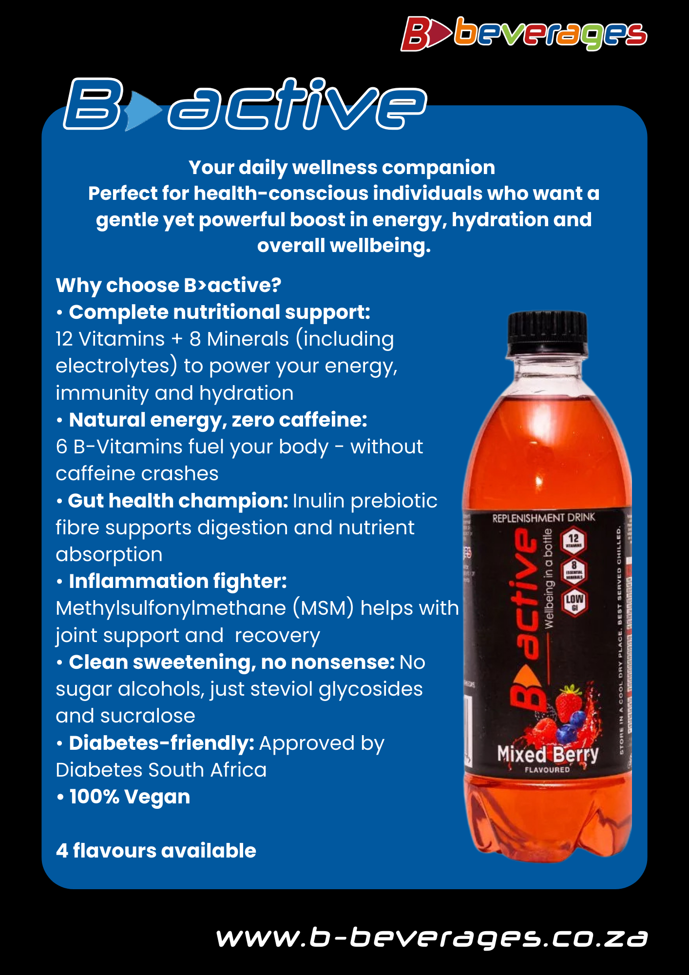 B Active Replenishment Drink (500ml) - Image 2