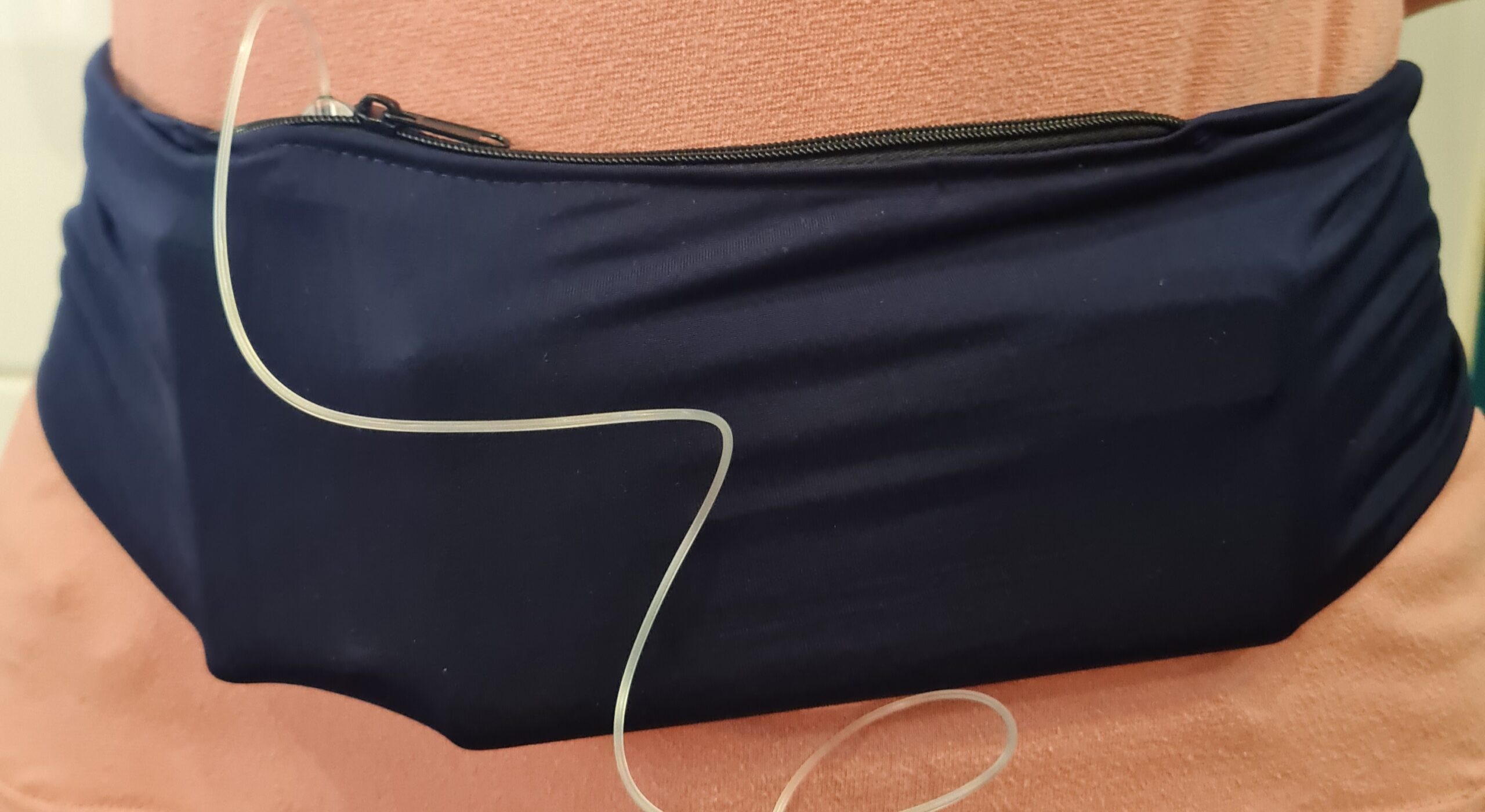 Waist Lycra Zip Storage Pouch - Plain Colours - Image 6