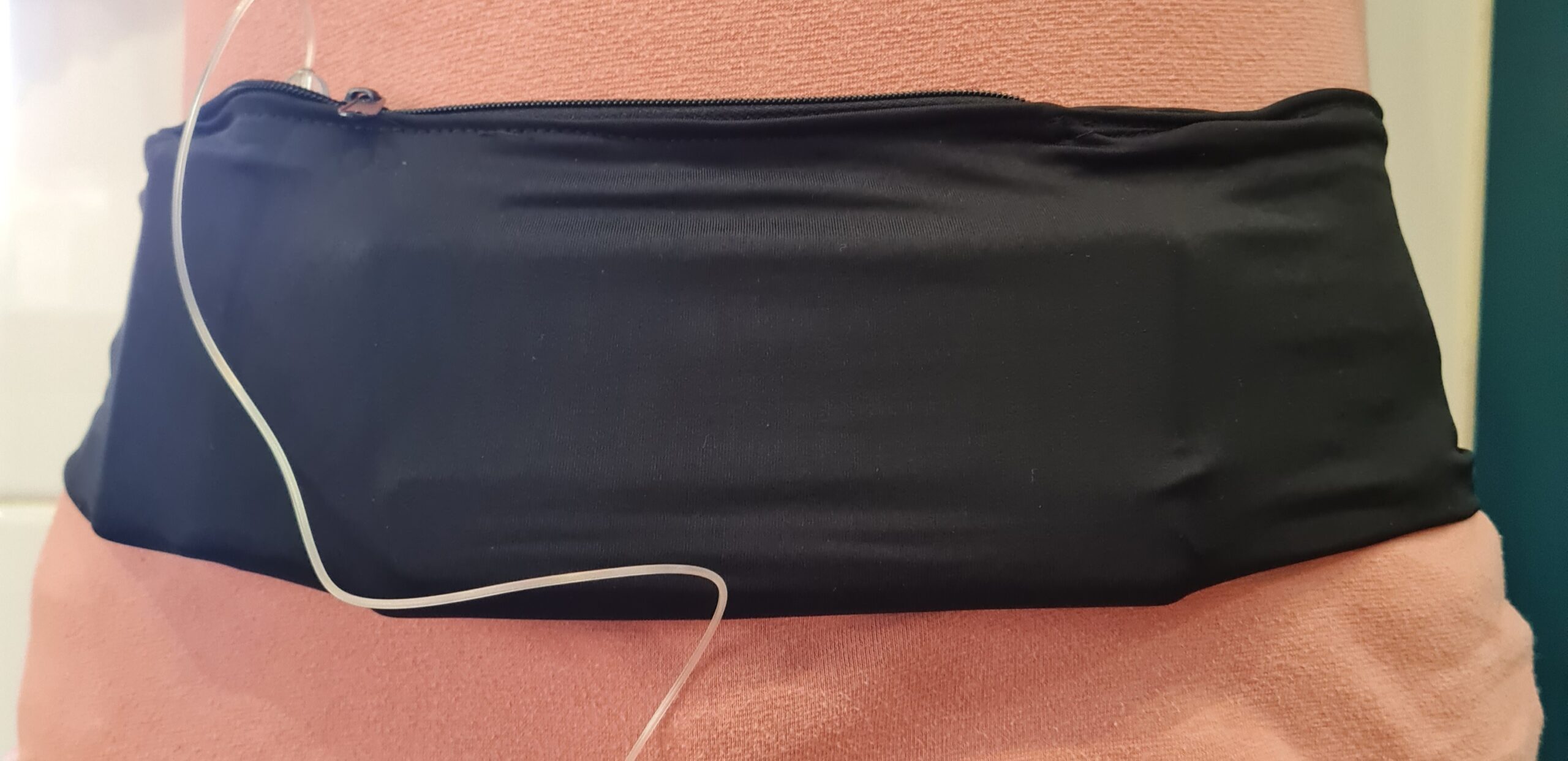 Waist Lycra Zip Storage Pouch - Plain Colours - Image 5