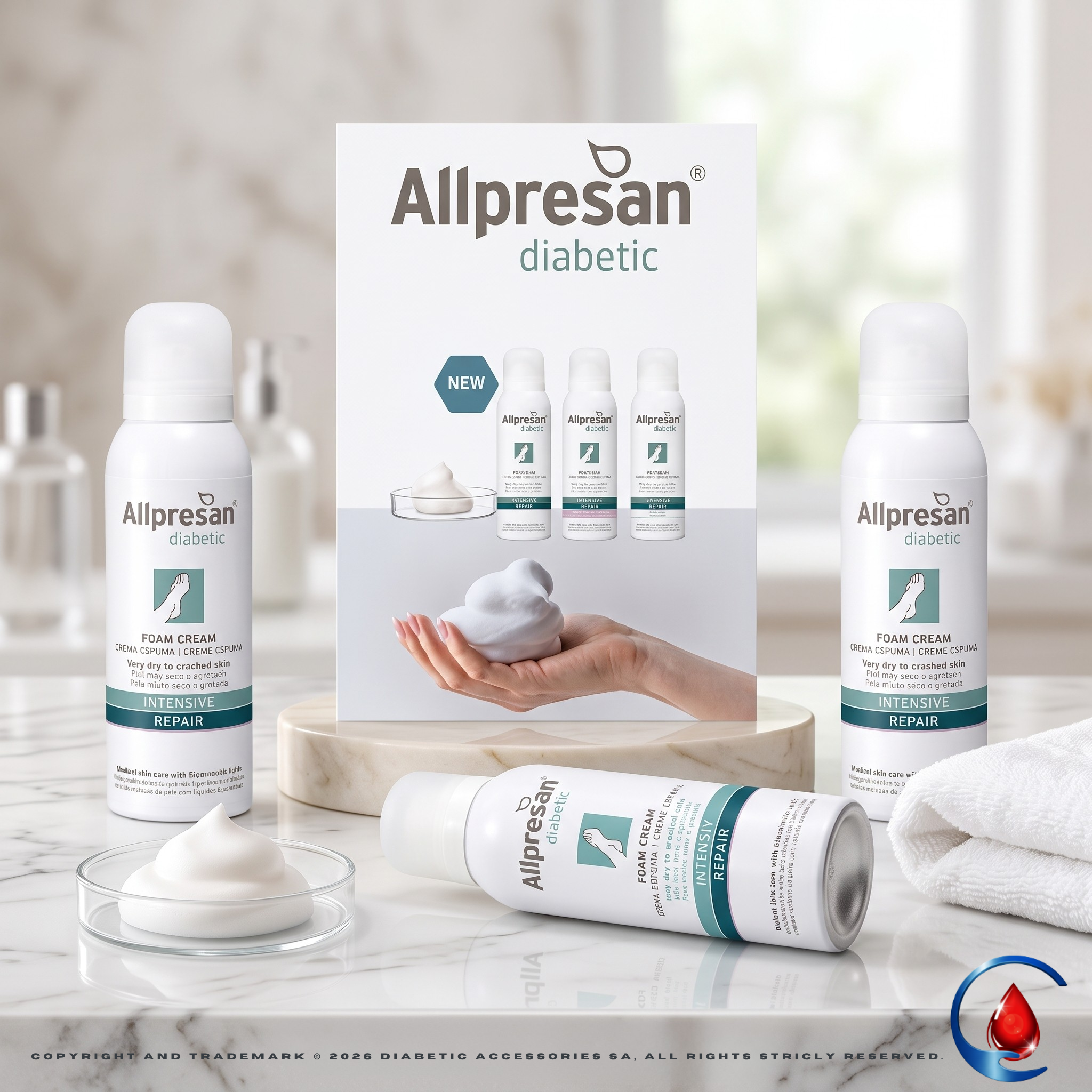 Allpresan Diabetic Foam Foot Cream