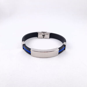 Silicone Cord Medical Bracelet