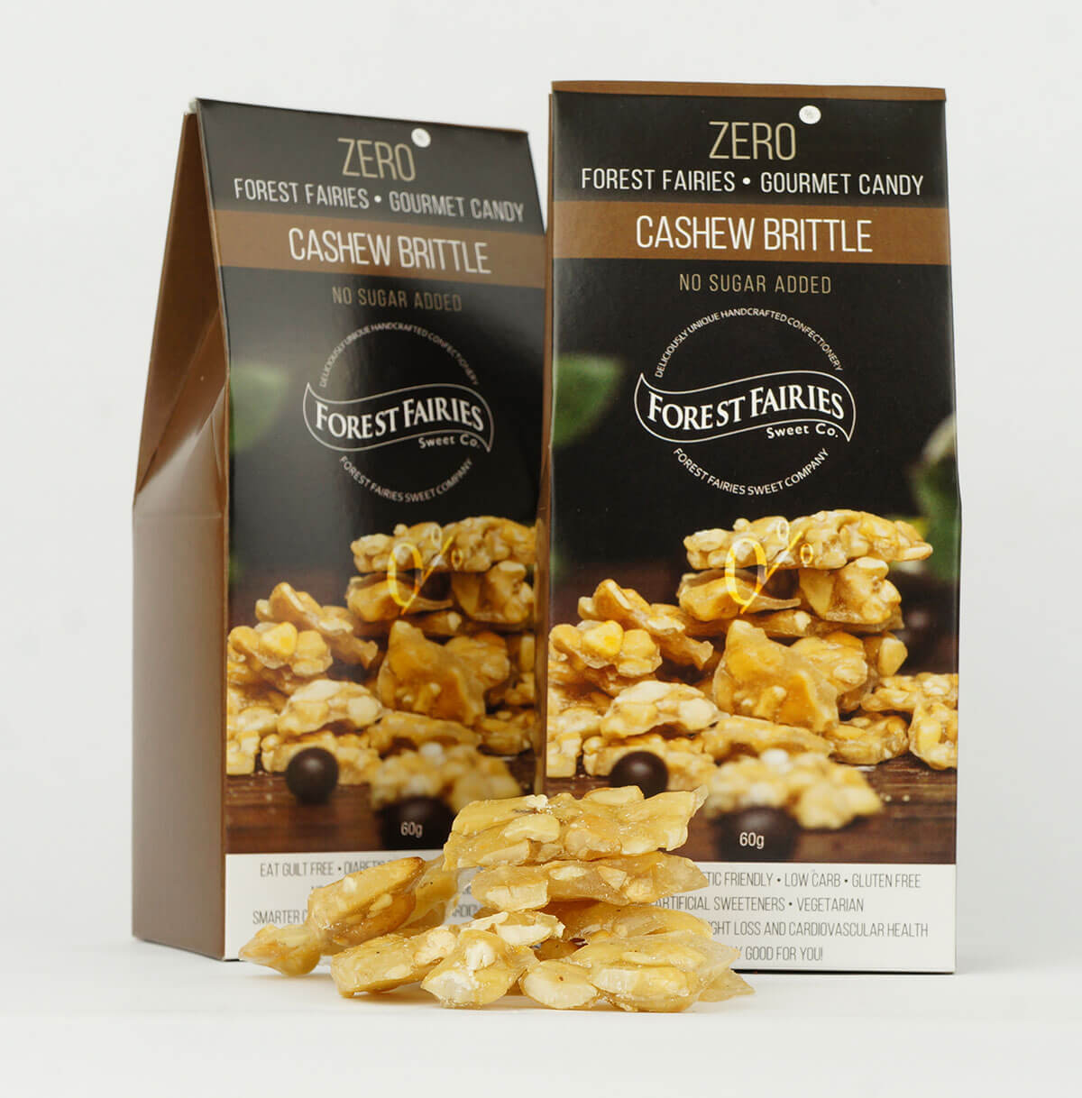 Cashew Brittle - No Sugar Added Low Carb