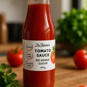 Tomato Sauce - No Added Sugar - Vegan - Low Carb - Gluten Free