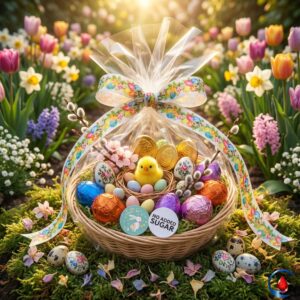Easter Chocolate Basket - This Easter, treat yourself or a loved one to the gift of guilt-free, banting, low carb, no sugar added, indulgence!