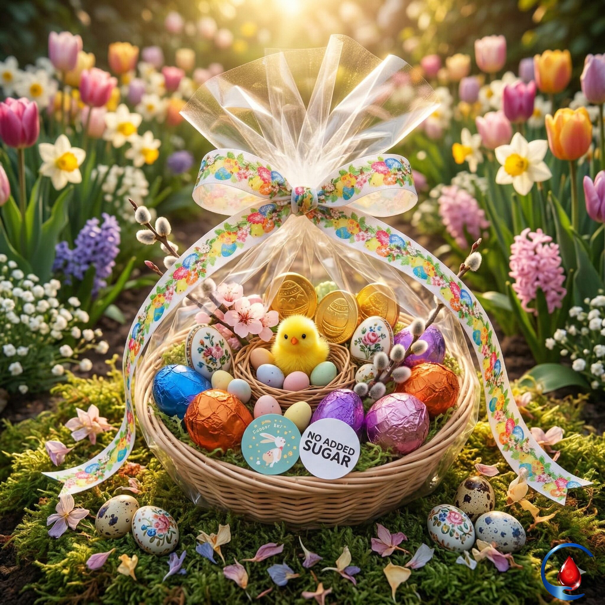 Easter Chocolate Basket - This Easter, treat yourself or a loved one to the gift of guilt-free, banting, low carb, no sugar added, indulgence!
