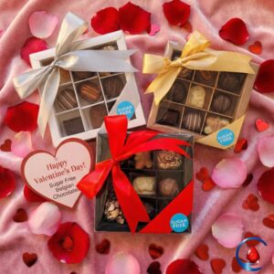 Assorted Belgian Chocolates and Truffles for Valentine's Day - No Added Sugar